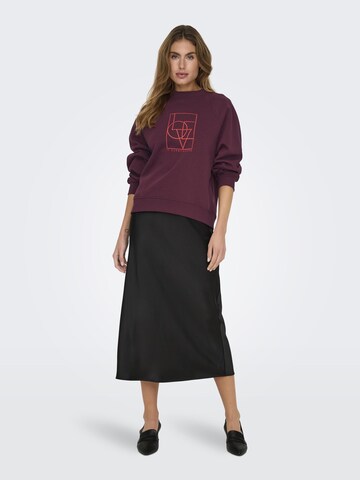 JDY Sweatshirt in Red