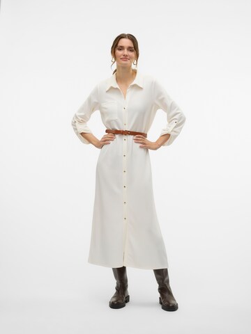 VERO MODA Dolga srajca 'VMBecca' | bela barva