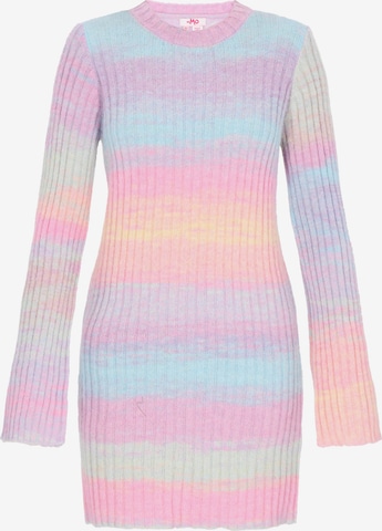MYMO - Vestido de malha em mistura de cores: frente