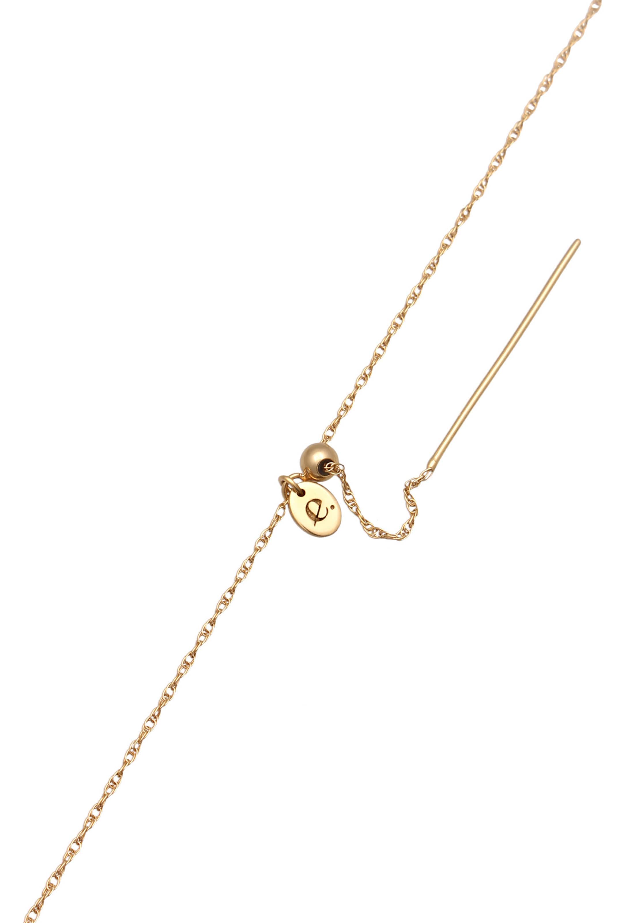 ELLI PREMIUM Necklace 'Geburtsstein Oktober' in Gold