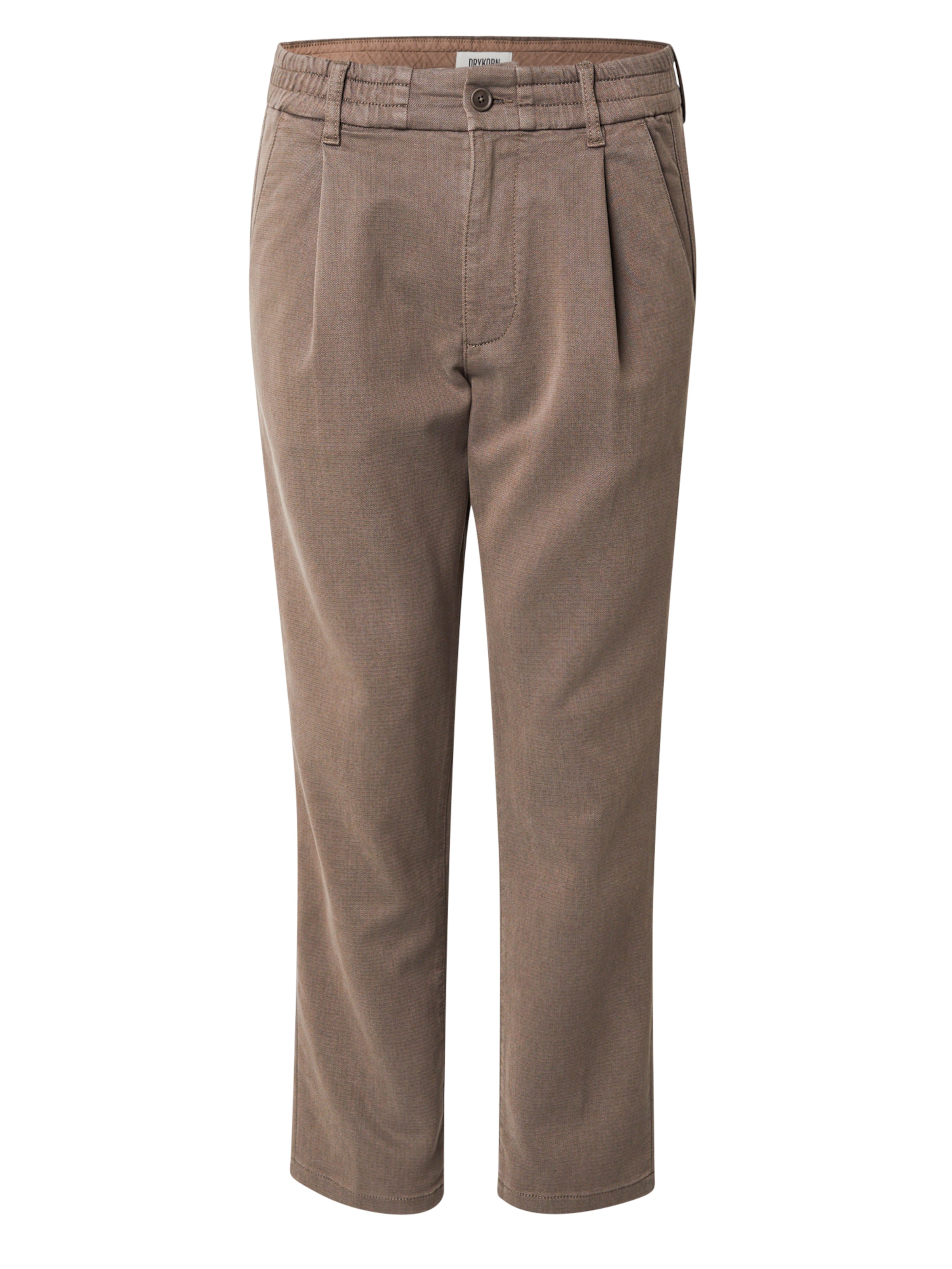 DRYKORN Обычный Брюки со складками в Коричневый: спереди