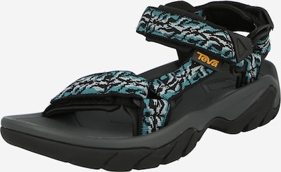 TEVA Sandales 'Terra FI 5 Universal' en turquoise / noir, Vue avec produit