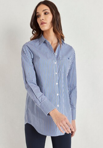 HECHTER PARIS Bluse in Blau: predná strana