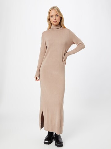 Dorothy Perkins Gebreide jurk in Beige: voorkant