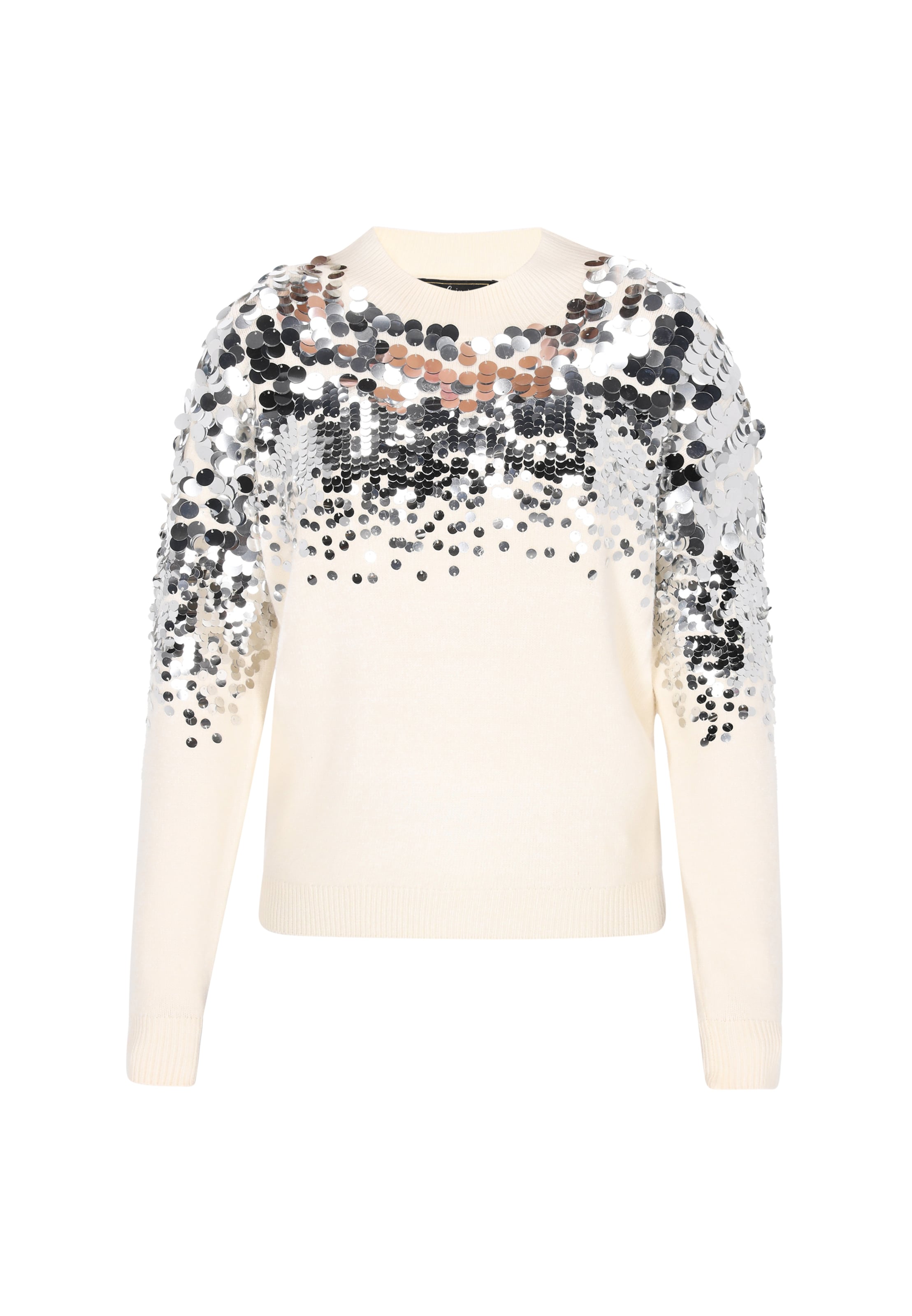 faina - Pullover em branco: frente