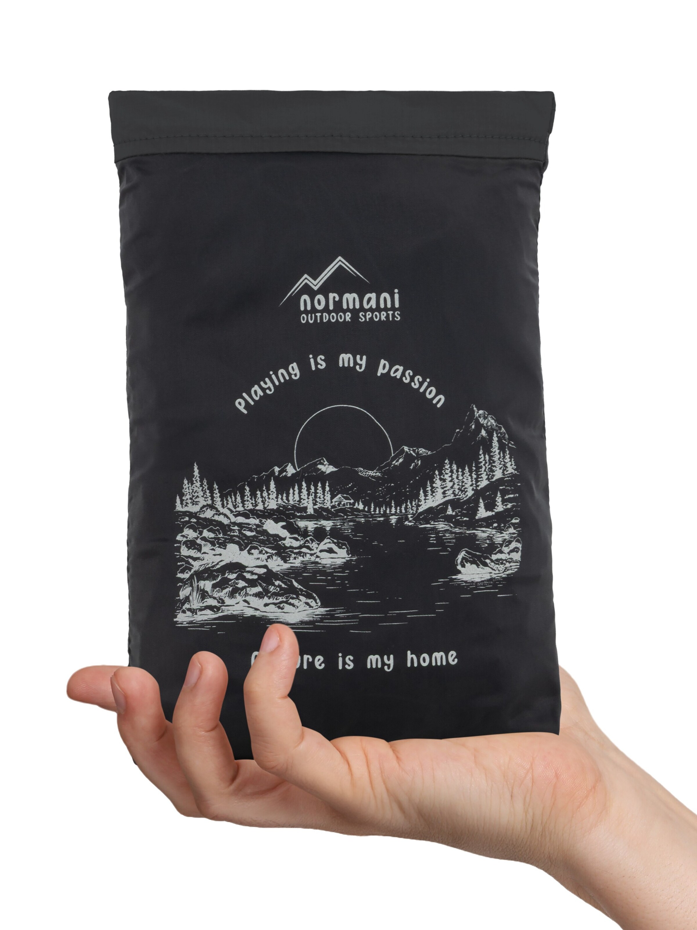 Regular Pantalon d'extérieur 'Thurlow' normani en noir