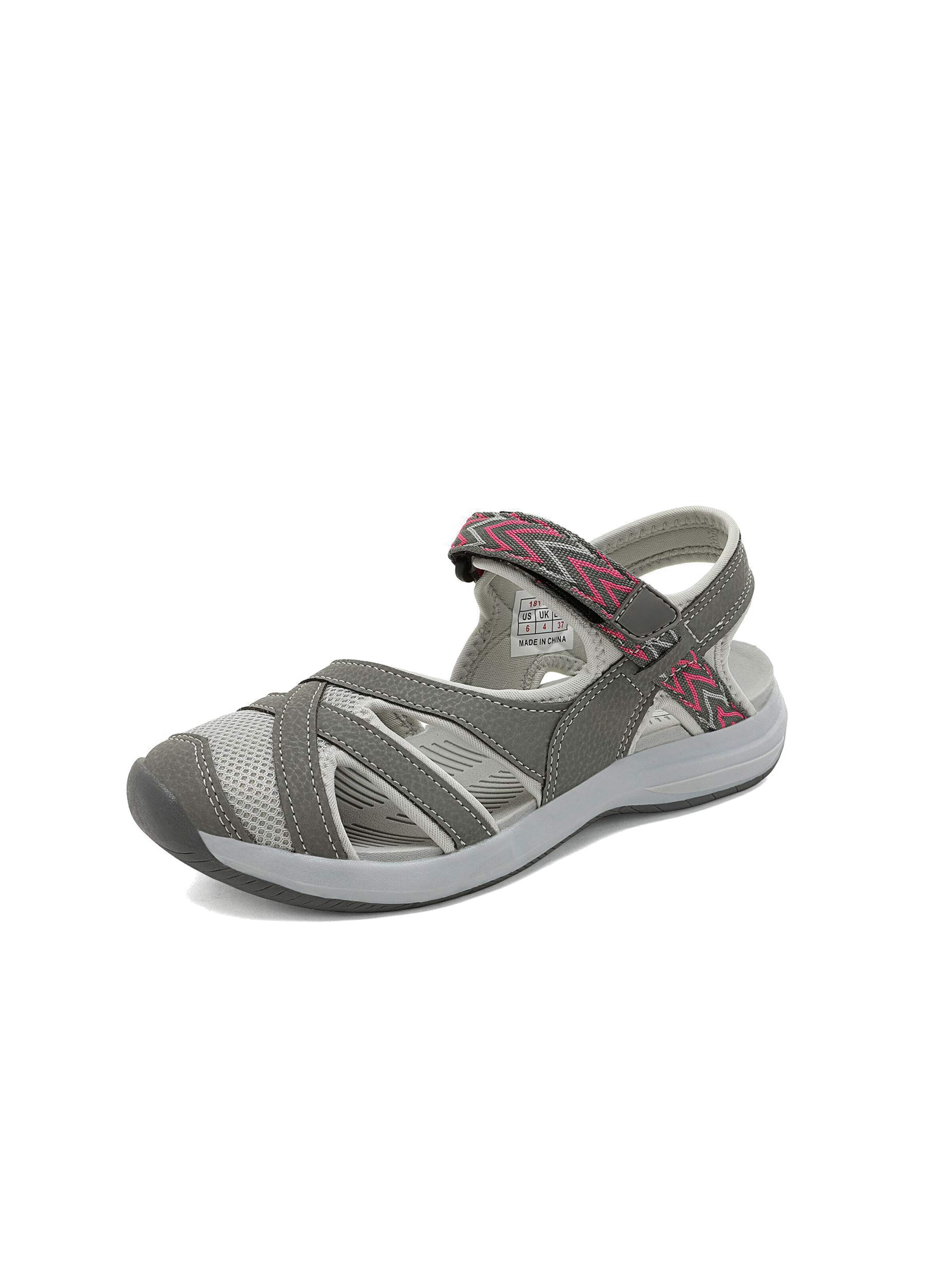 Sandalo da trekking di Dream Pairs in grigio: frontale