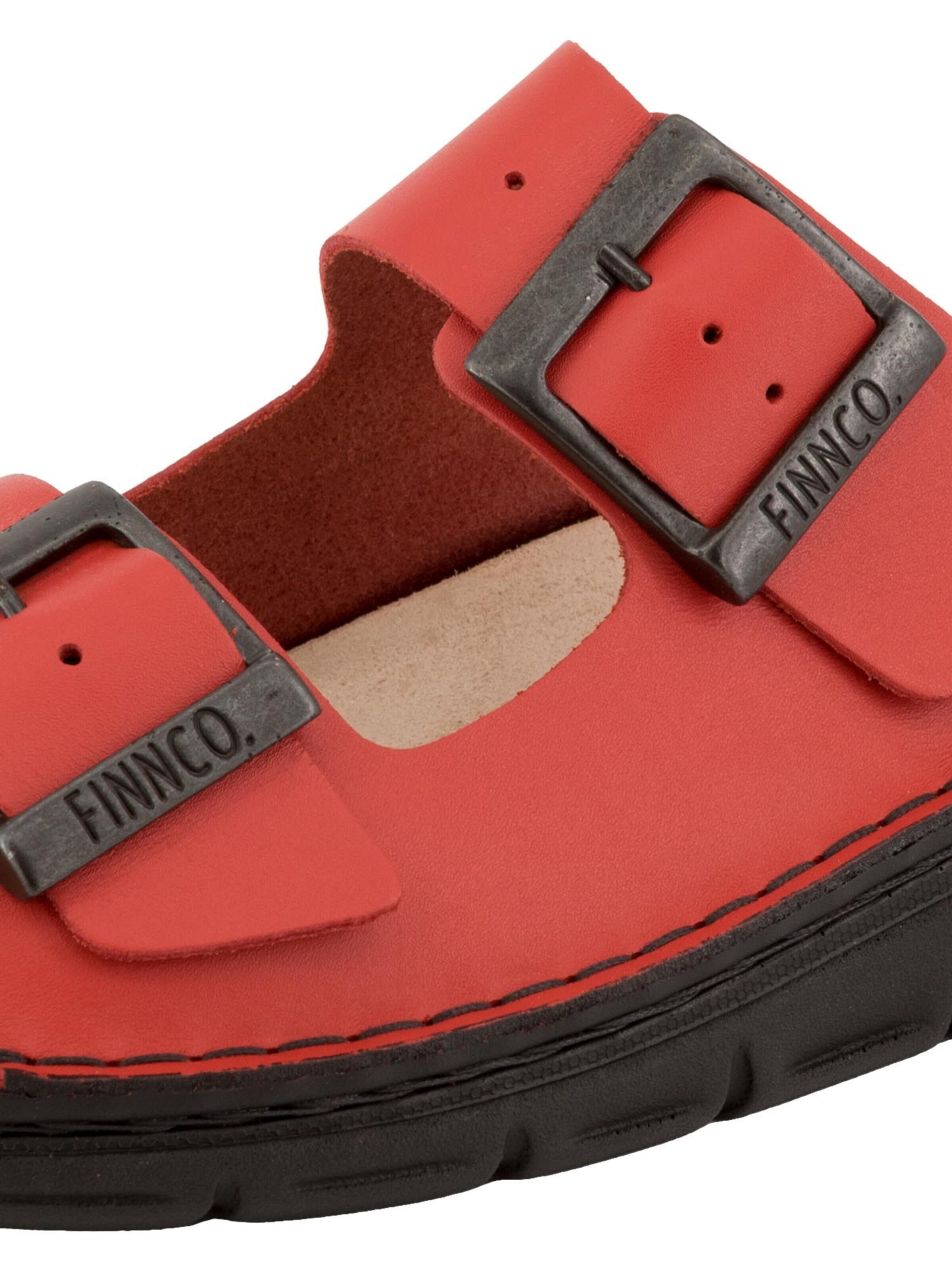 Finn Comfort Muiltjes 'Cayman-S' in Rood