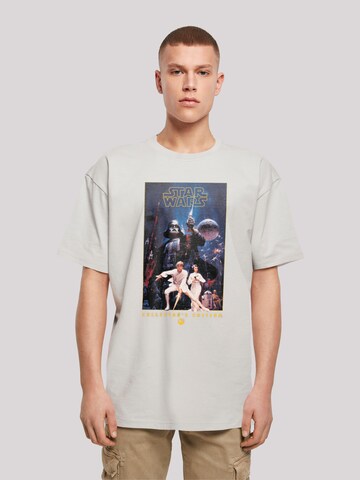 T-Shirt 'Star Wars' F4NT4STIC en gris : devant