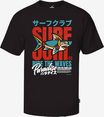 Oldskull T-Shirt in Schwarz: Vorderseite