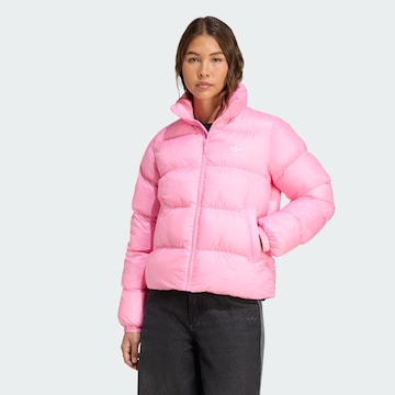 ADIDAS ORIGINALSZimska jakna 'Adicolor' - roza boja: prednji dio
