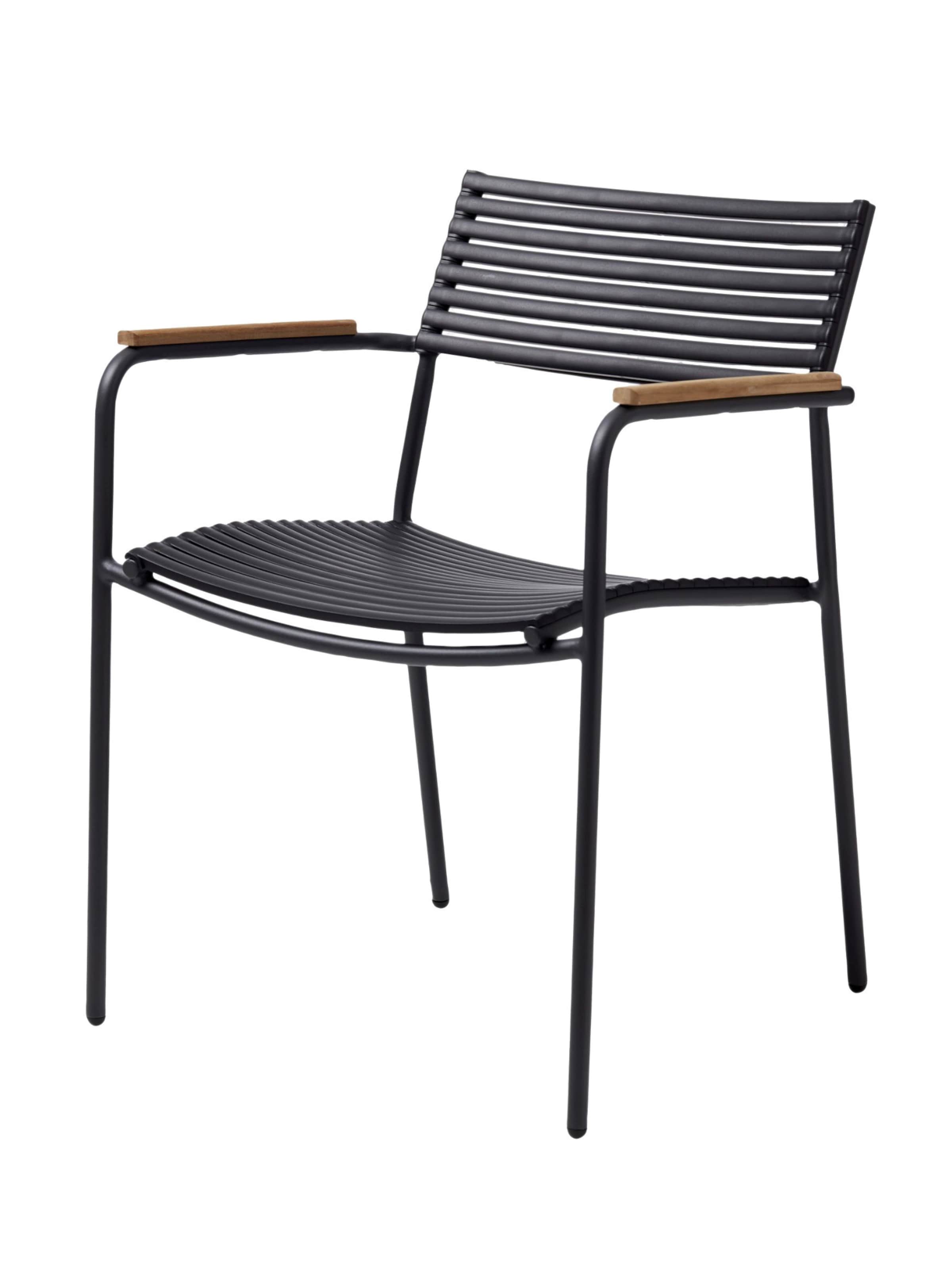 cinas Gartenhocker 'Mood' in Grau: Vorderseite