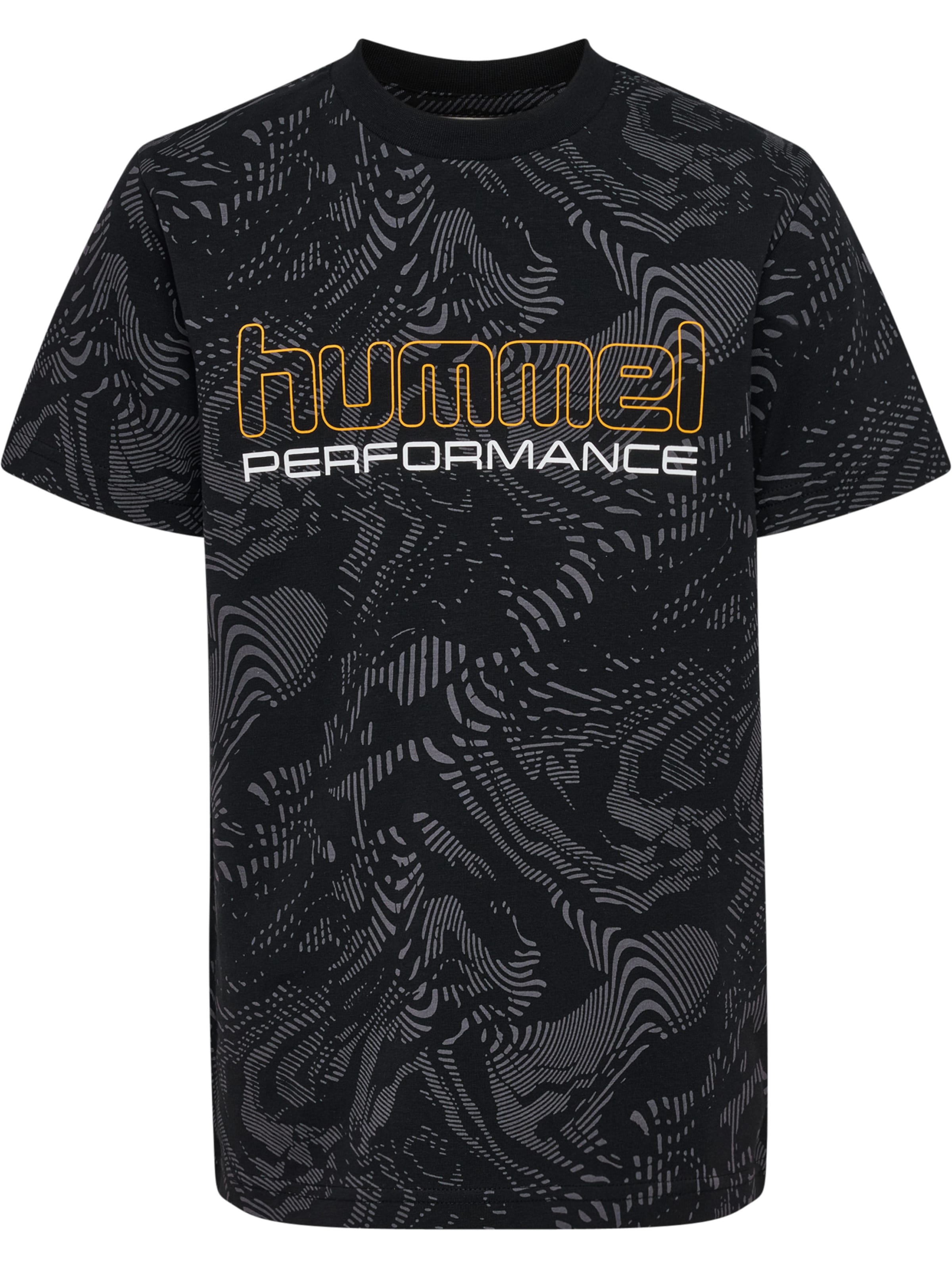 Hummel T-shirt in Schwarz: Vorderseite