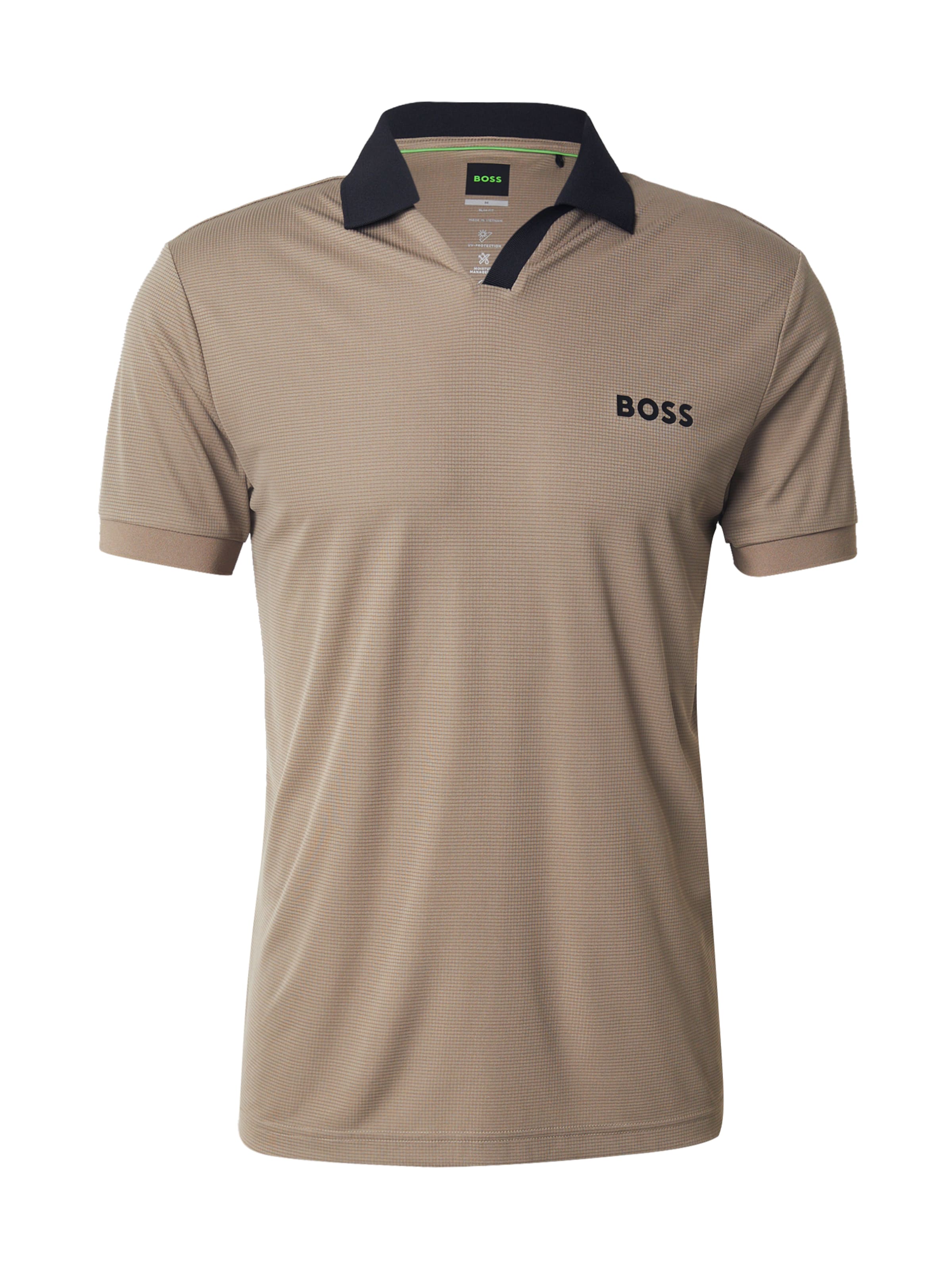 BOSS - Camiseta funcional 'Palle' en verde: frente