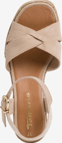 TAMARIS Strap Sandals in Beige