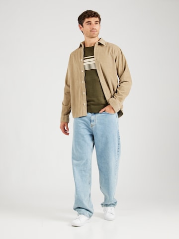 INDICODE JEANS Sweter 'Porcenak' w kolorze zielony