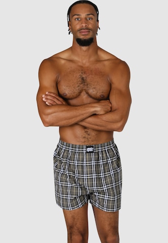 Lousy Livin Boxer shorts 'Check' in Blue