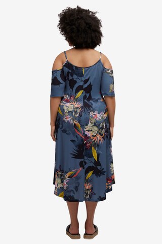 Ulla Popken Summer Dress in Blue