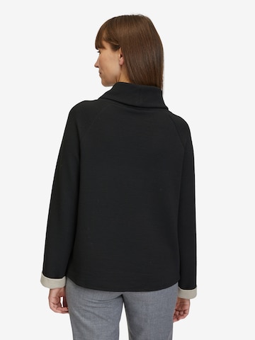 Betty Barclay Sweatshirt mit hohem Kragen in Schwarz: predná strana