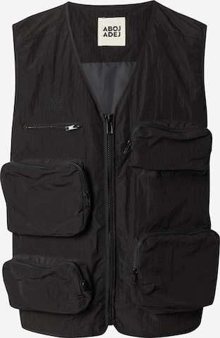 ABOJ ADEJ Vest 'Ghinda' in Black: front