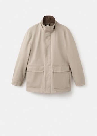 MANGO MAN Between-Seasons Parka 'Marcus' in Beige