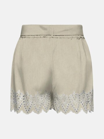 ONLY Loose fit Trousers 'ONLY ONLTULUM' in Beige