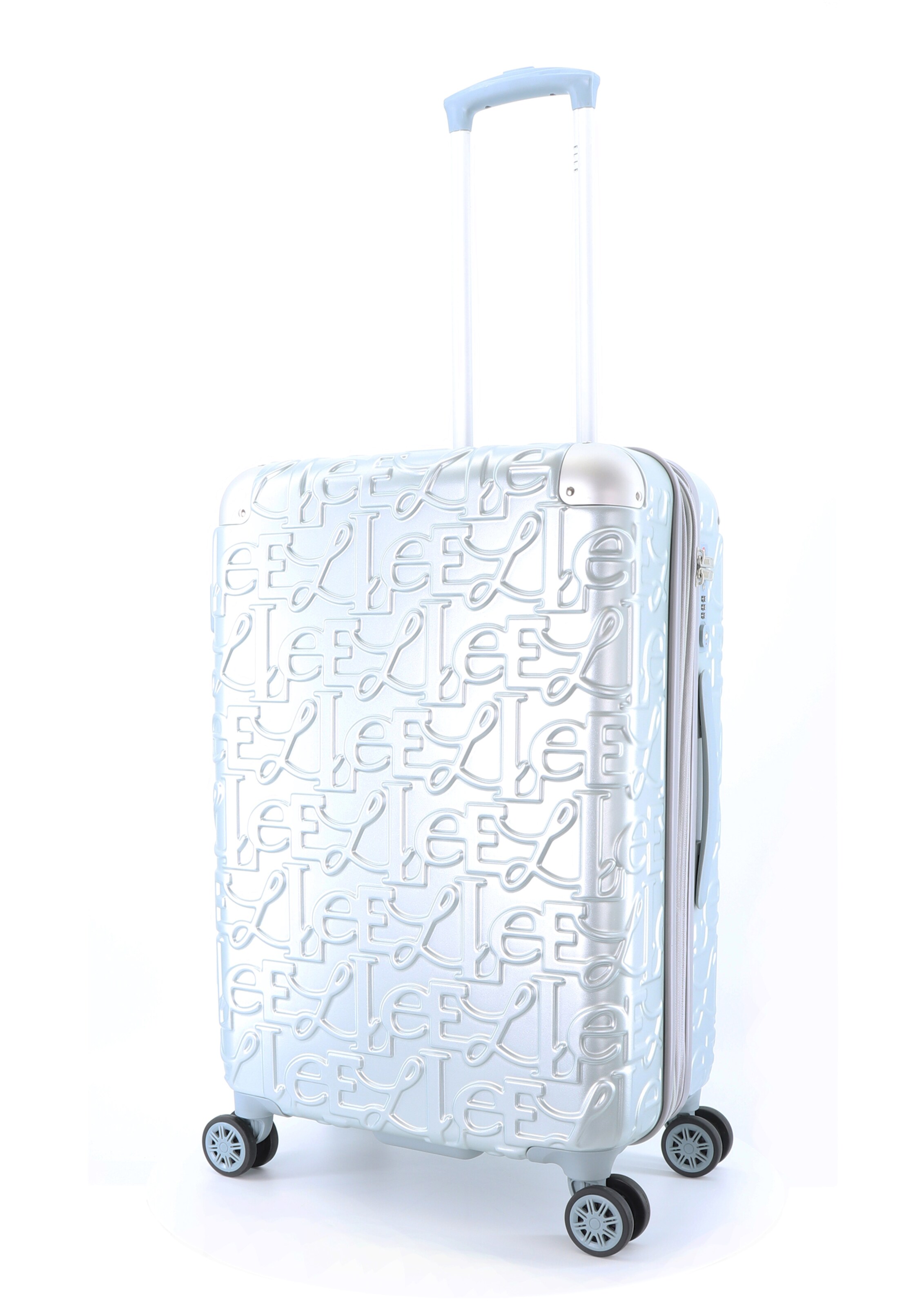 ELLE Suitcase 'Alors' in Silver: front