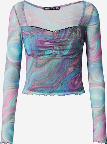 Nasty Gal Shirt in Gemengde kleuren: voorkant