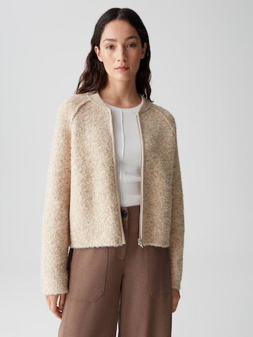 Cardigan 'Delny' OPUS en beige : devant