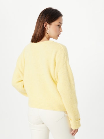 AMERICAN VINTAGE Sweter 'EAST' w kolorze żółty