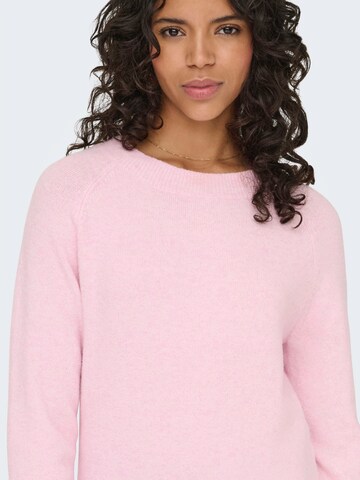 ONLY Pullover 'ONLRICA' in Pink