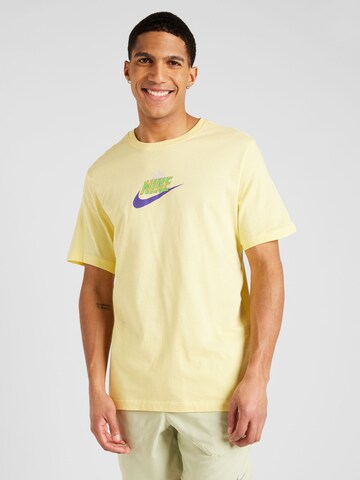 Nike Sportswear T-shirt 'SPRING BREAK SUN' i gul