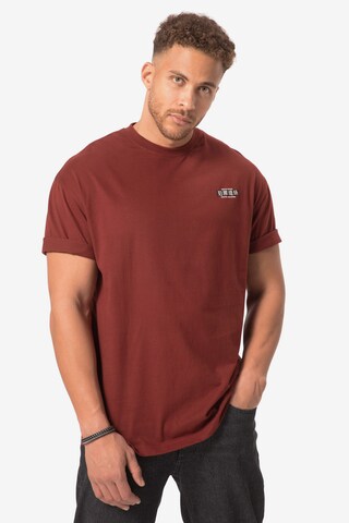 T-Shirt STHUGE en rouge : devant