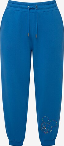 Studio Untold Tapered Broek in Blauw: voorkant