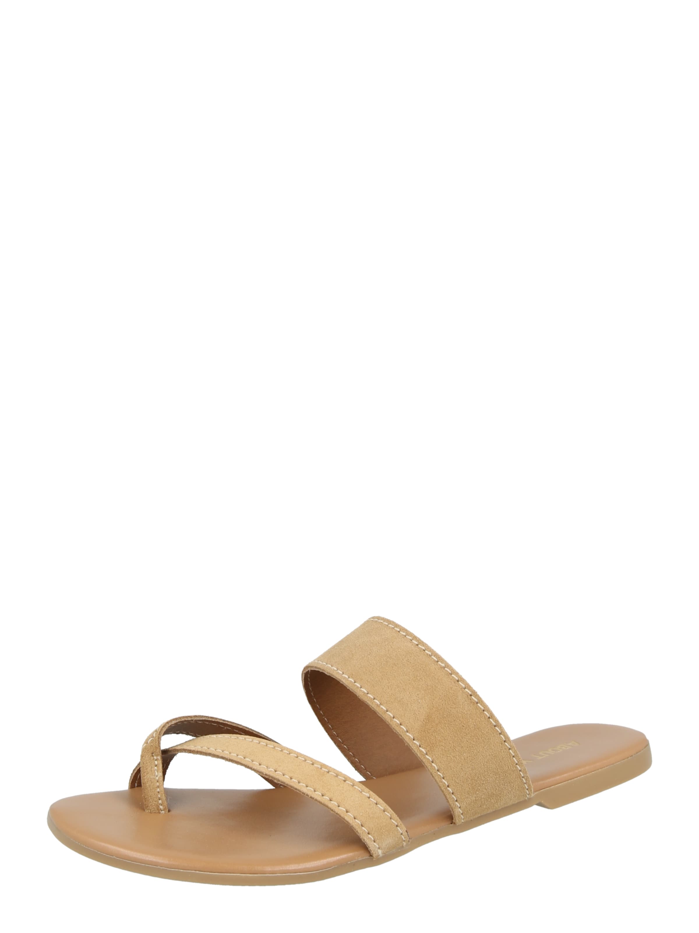 ABOUT YOU Σαγιονάρες διχαλωτές 'Chayenne' σε μπεζ: μπροστά