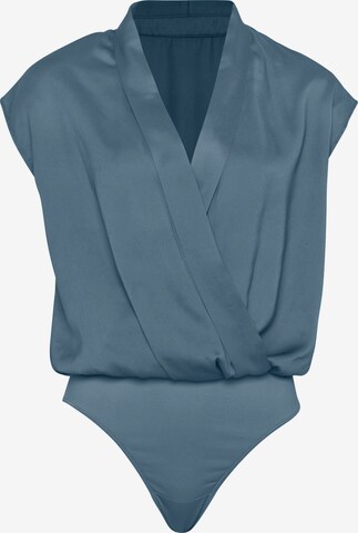 LASCANA Blouse Bodysuit in Blue: front