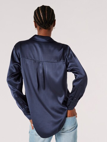 Chemisier Apricot en bleu