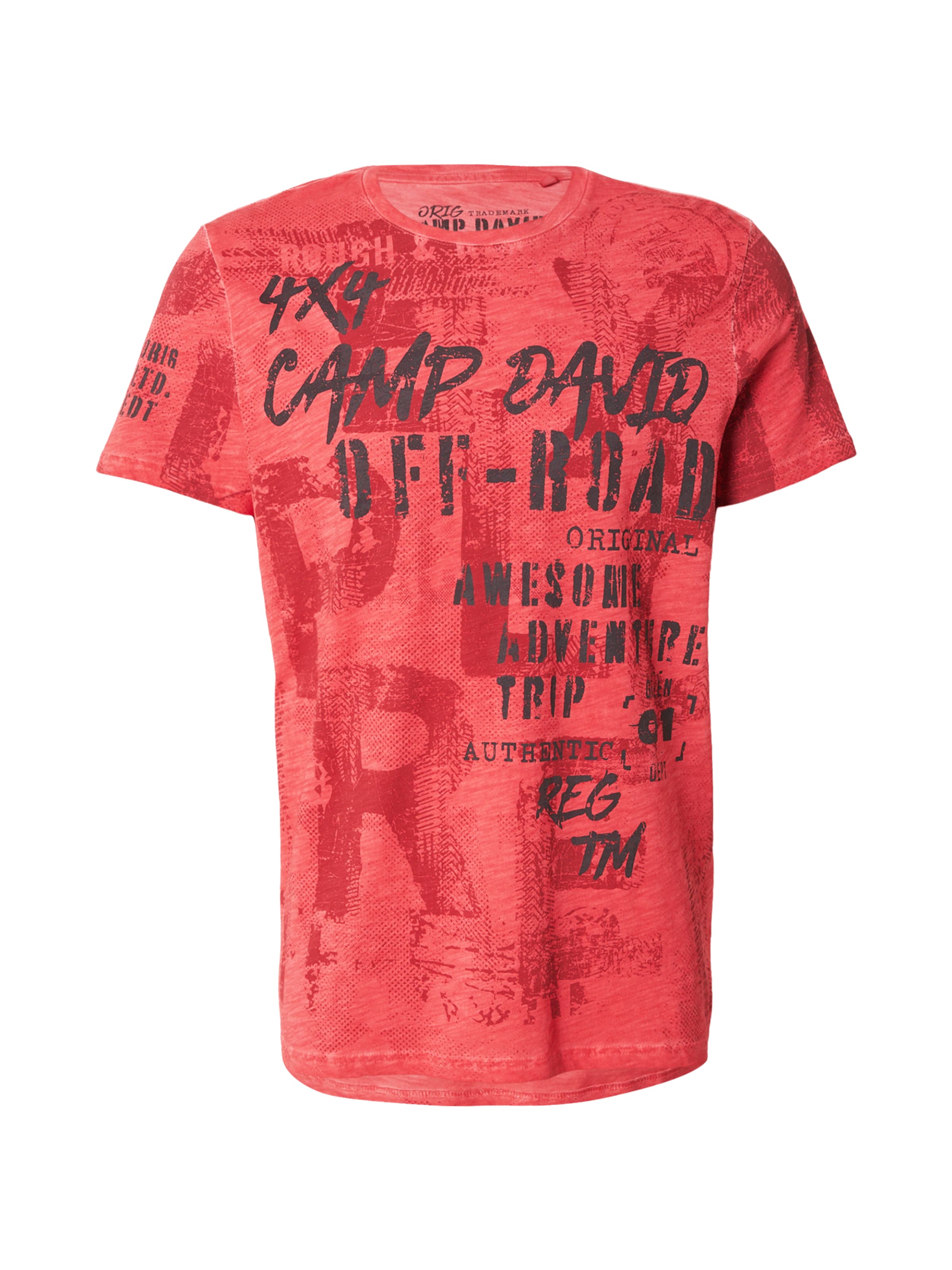 CAMP DAVID T-Shirt in Orange: Vorderseite