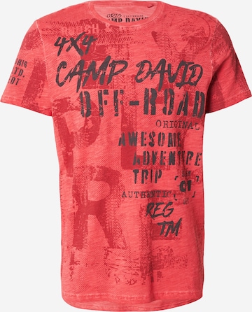 CAMP DAVID T-Shirt in Orange: Vorderseite