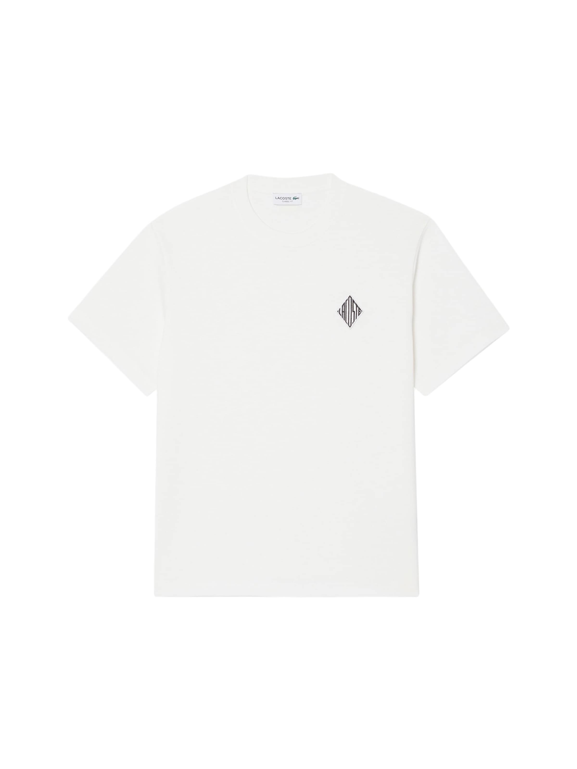 LACOSTE - Camisa em branco: frente