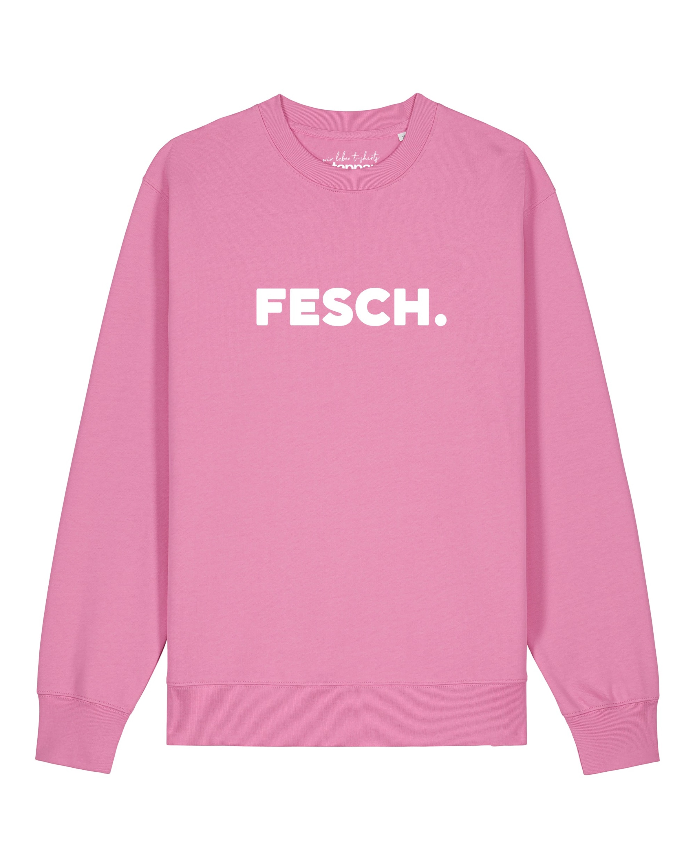 Watapparel Sweatshirt 'Fesch' in Roze: voorkant