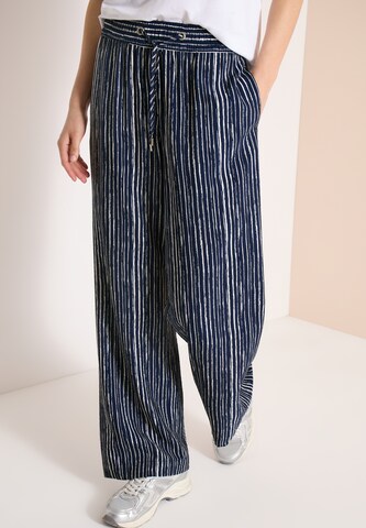 CECIL Wide Leg Hose in Blau