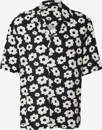 Guido Maria Kretschmer Men Overhemd 'Erwin' in de kleur Zwart / Wit, Productweergave