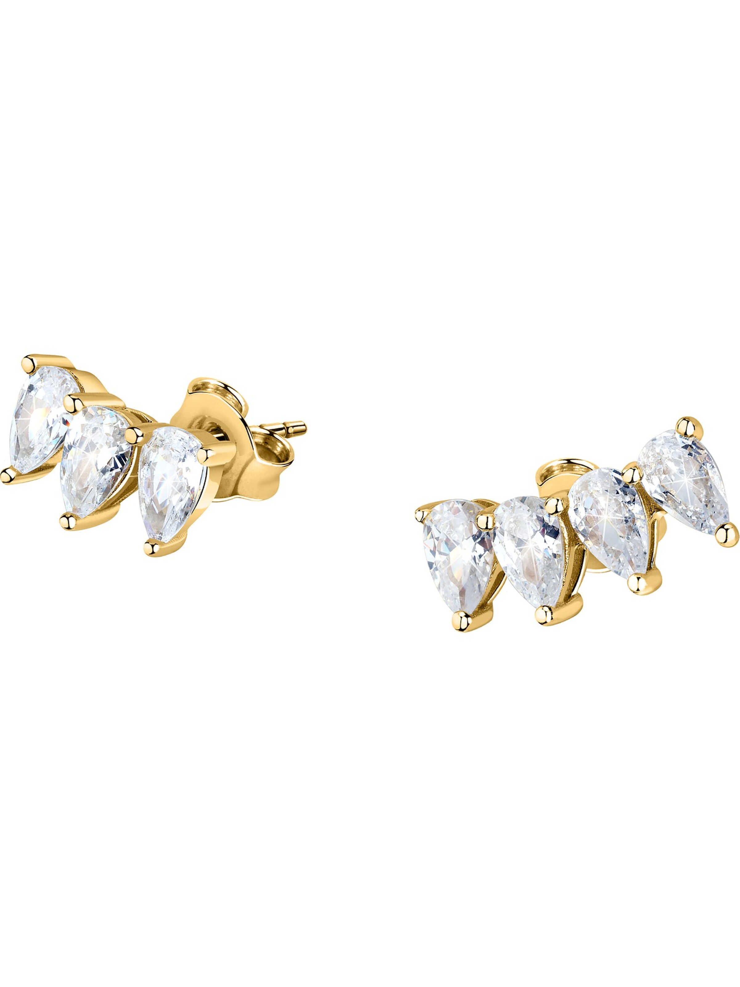 CHRIST Ohrringe in Gold: Vorderseite