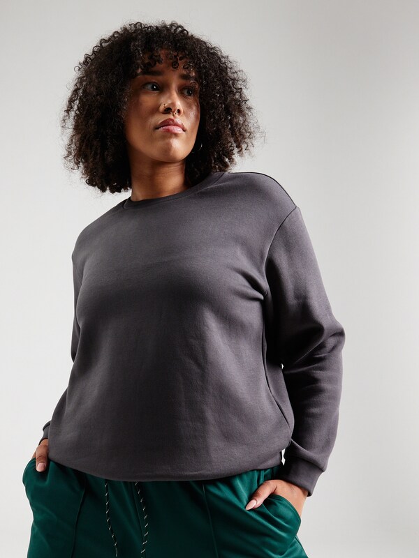 Vero Moda Curve Sweatshirt in Basalt Grey
