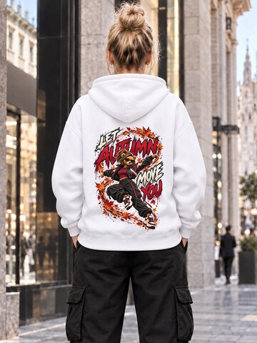 LUNØIR StudioSweater majica 'BOSS Femme Autumn Together' - bijela boja