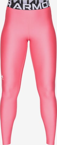 UNDER ARMOUR Sportovní kalhoty 'Authentics' – pink: přední strana