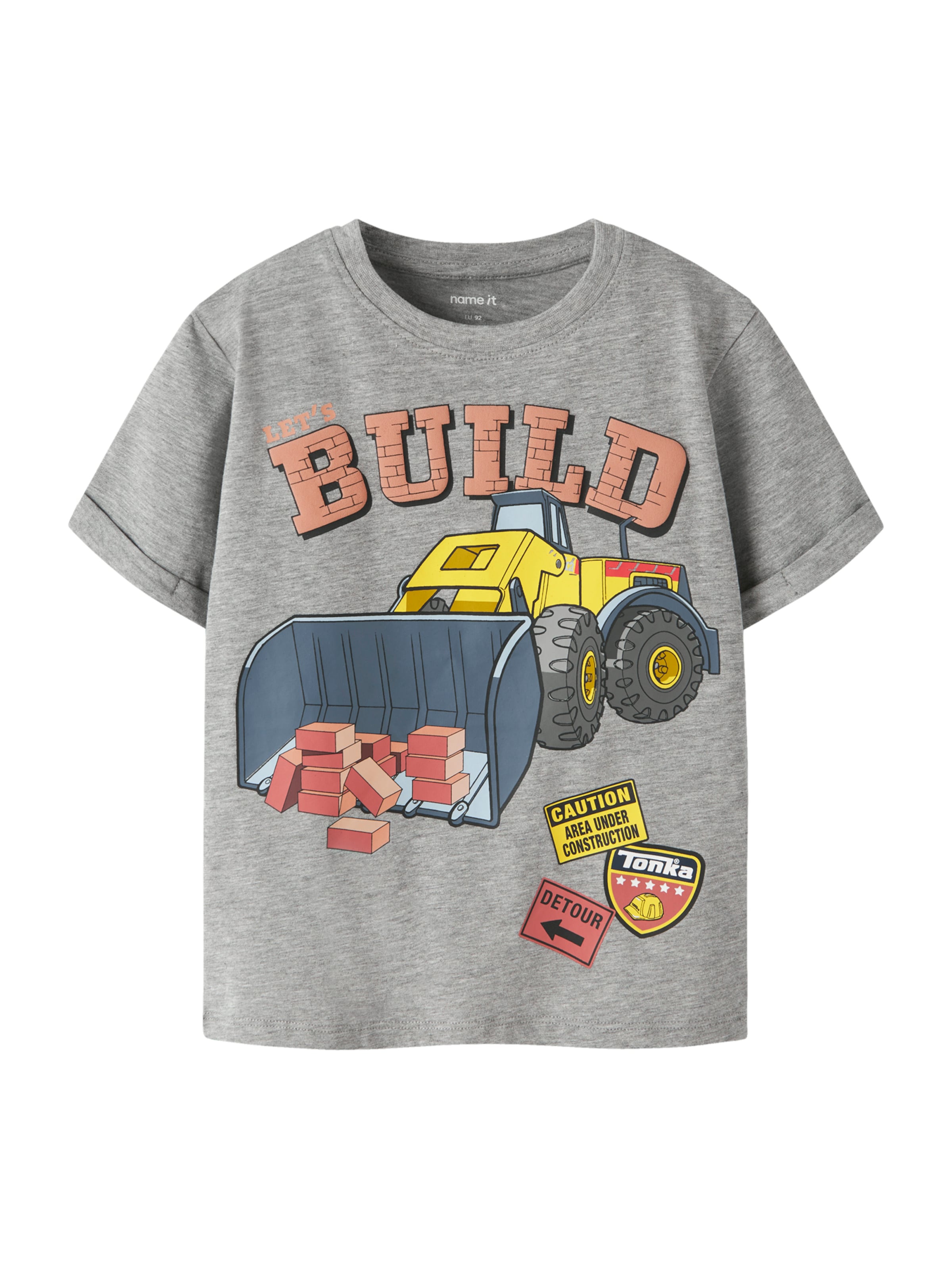 NAME IT Μπλουζάκι 'NMMALIK TONKA' σε γκρι: μπροστά