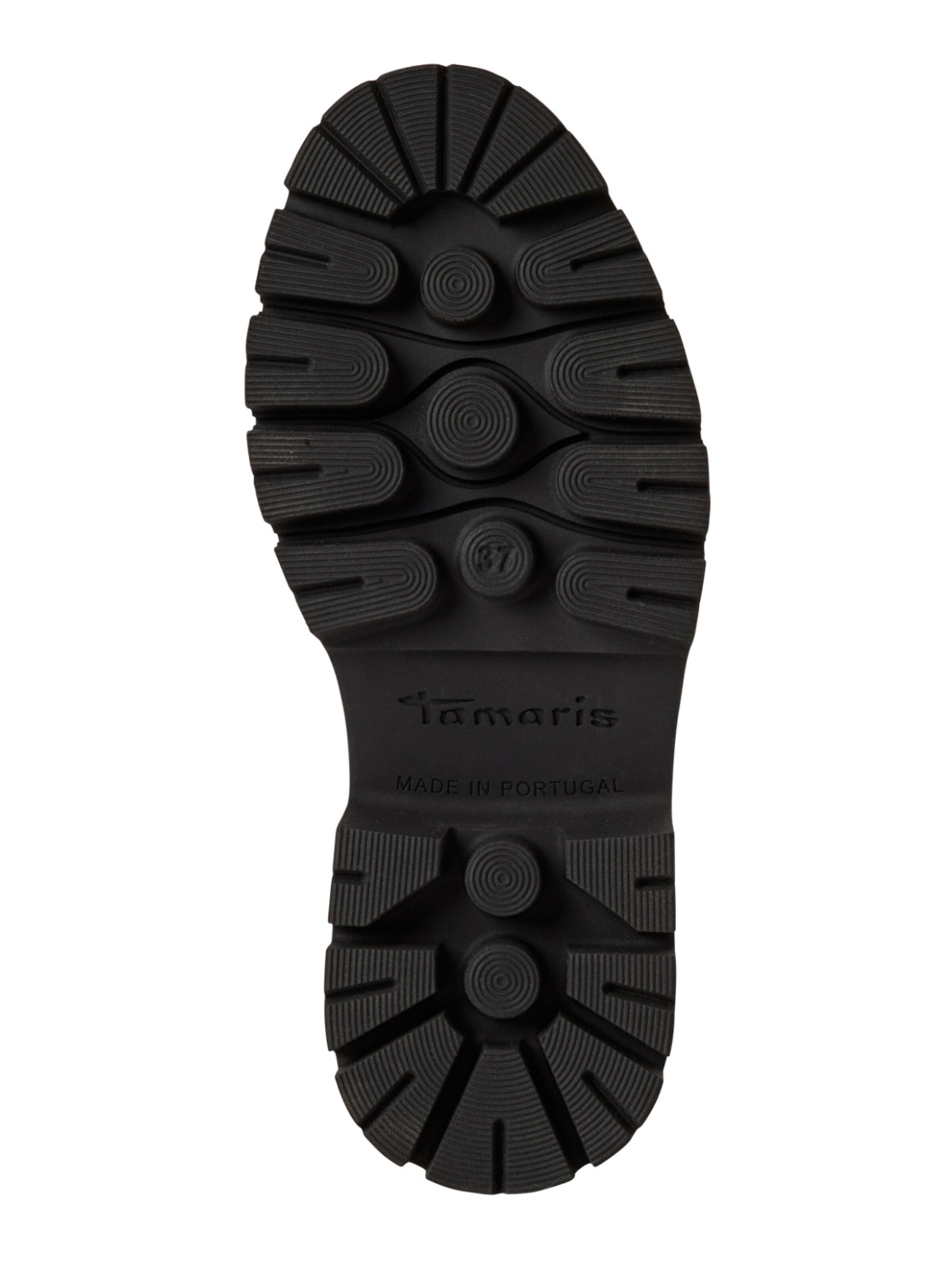 Tamaris Lace-Up Ankle Boots in Black