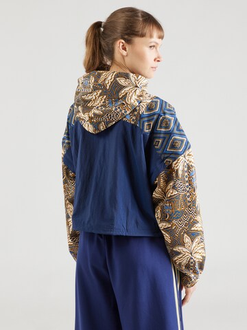 ADIDAS SPORTSWEAR Sports jacket 'Adidas x Farm Rio Premium' in Blue